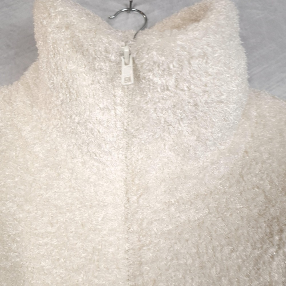 Dudley Stephens Jacket Womens Medium White Fleece Full Zip Lined USA Coat - Picture 2 of 16